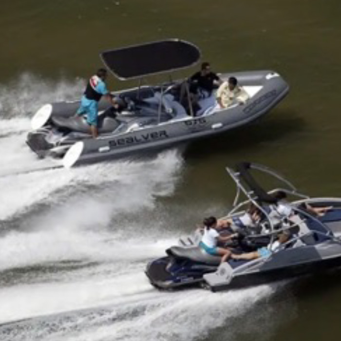 Patrón deportivo de Lancha de Bahía